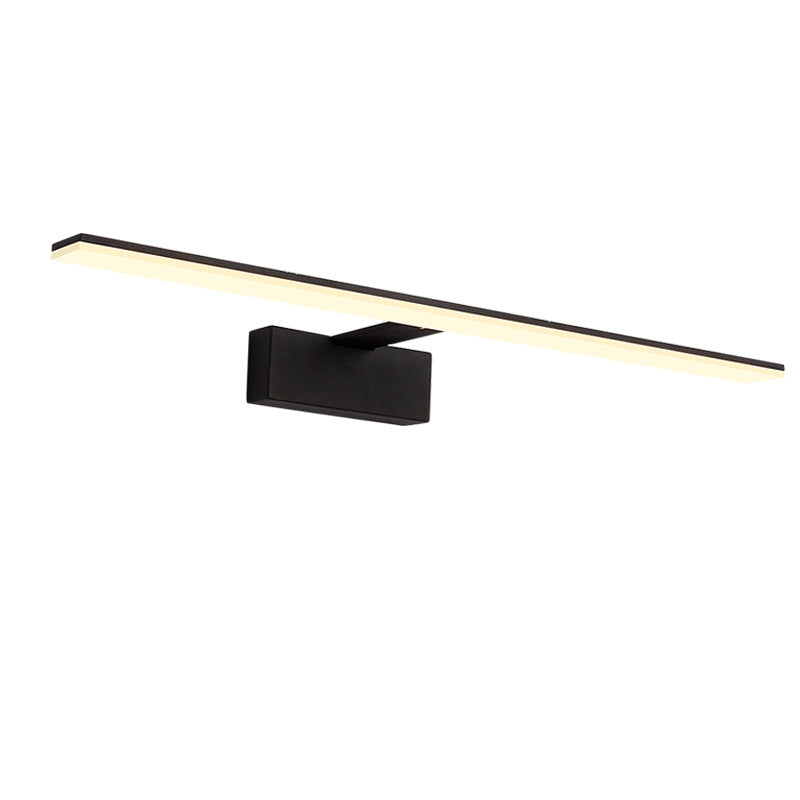 Minimalistisk Bar Formet Vanity Lampe Metall Bad LED Vegg Sconse Belysning med Akryl Diffuser | Luvikno
