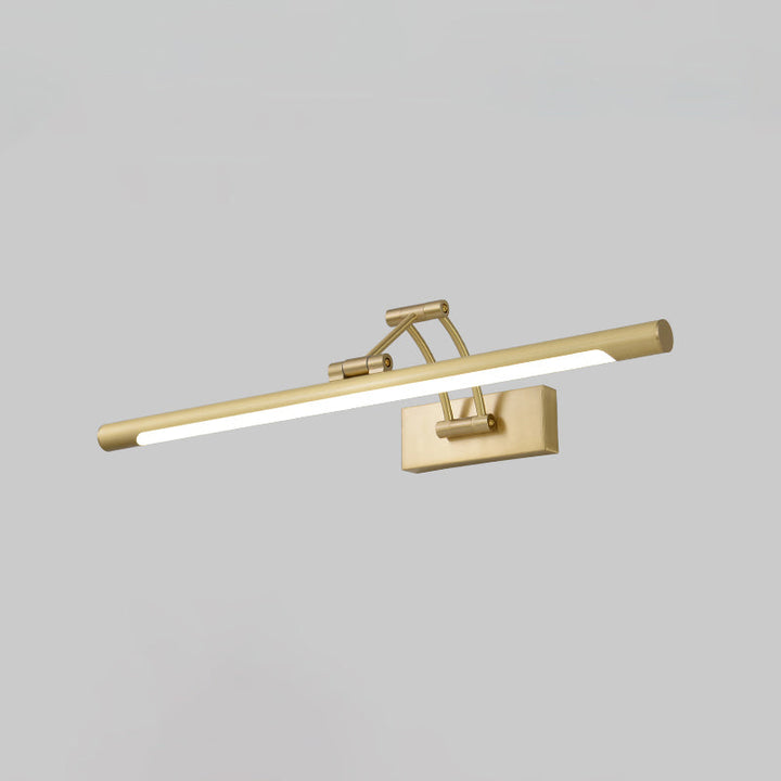 Minimalistisk rørformet sminkelampe akryl LED veggmontert lampe med 3-leddet svingarm | Luvikno
