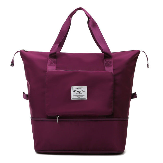 Luvikno | LuxeVoyage Elite Travel Tote | Stylish sammenleggbar bag for enkel reise