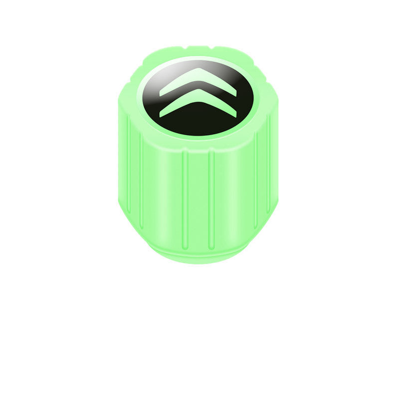 20-Pack Neon Green Glow Dekkventilkapsler – Ingen batteri nødvendig, Universal passform Luvikno