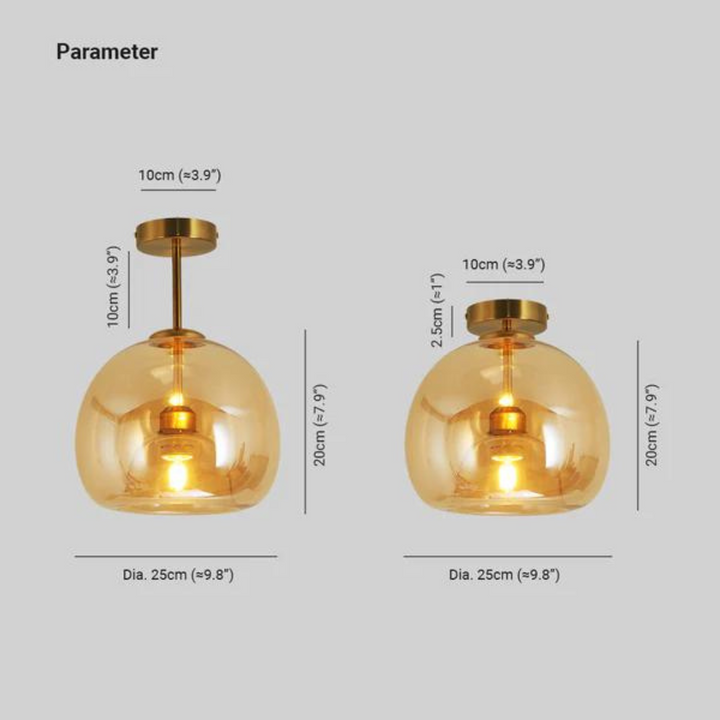 Trendy LED Taklampe - Maxwell | Luvikno