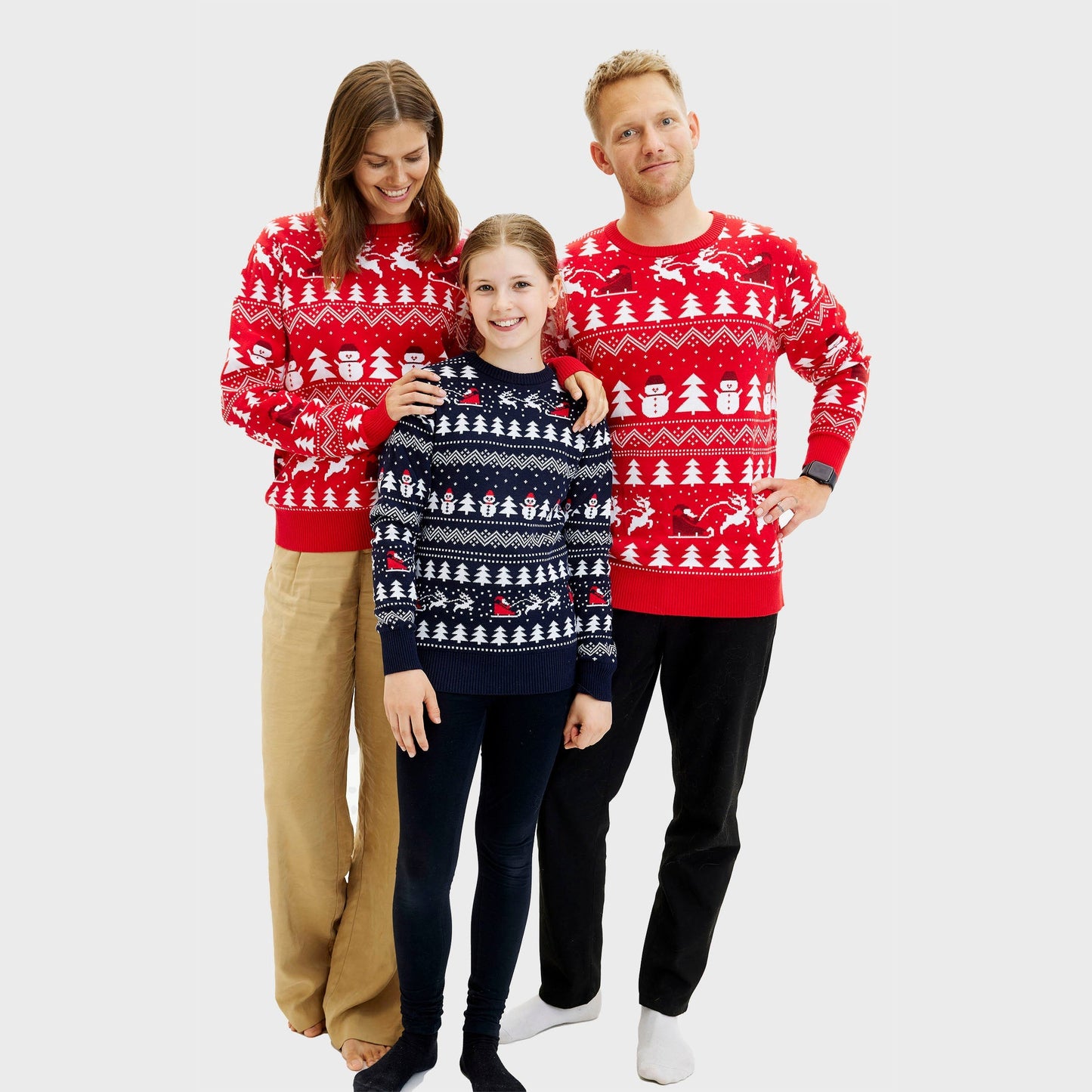 Luvik | Tyylikäs joulupaita punainen - Miesten