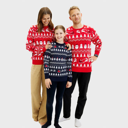 Luvik | Tyylikäs joulupaita punainen - Miesten