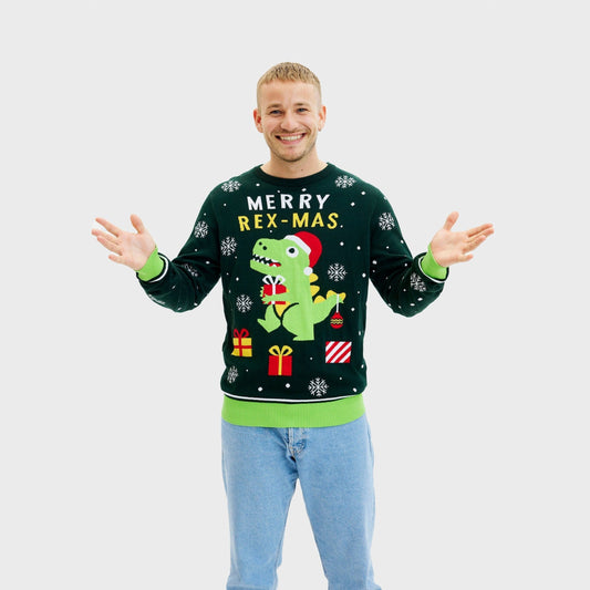Luvik | Hauskka Dino joulupaita - Miehet
