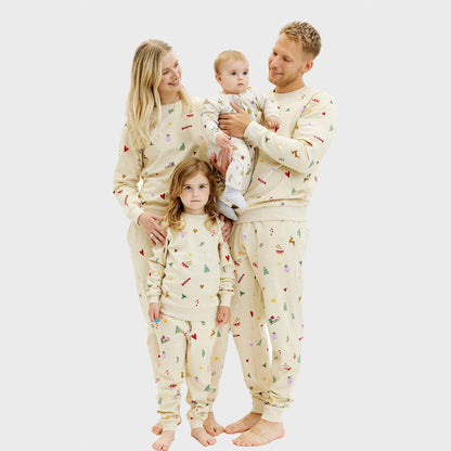 Luvik | Joulupaita-setti beige - Miehet