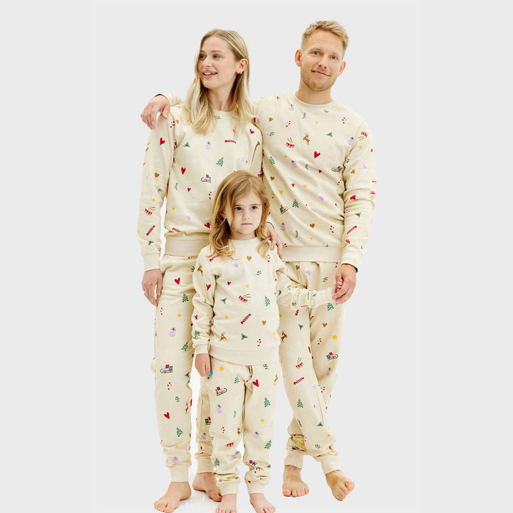 Luvik | Julegenser-sett Beige - Kvinner