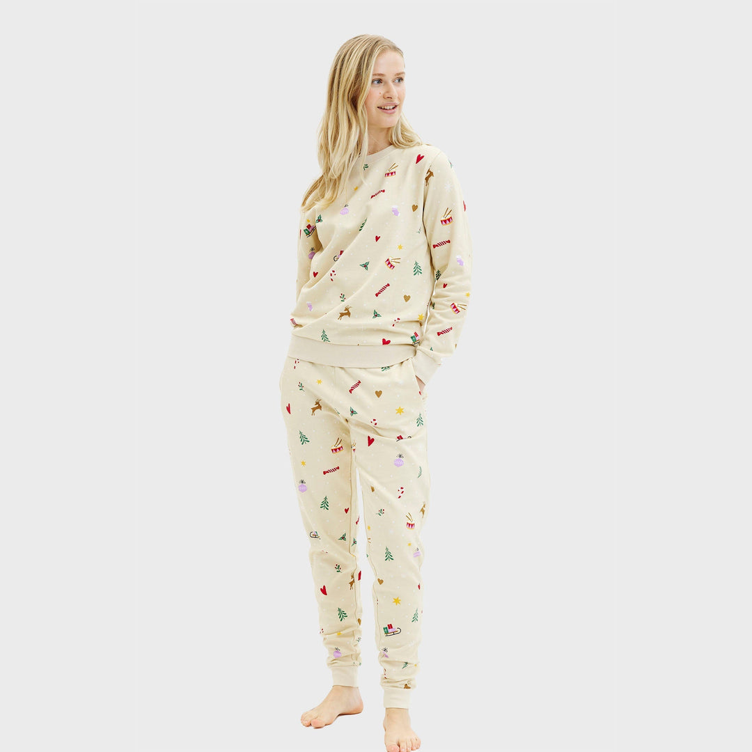 Luvik | Julegenser-sett Beige - Kvinner