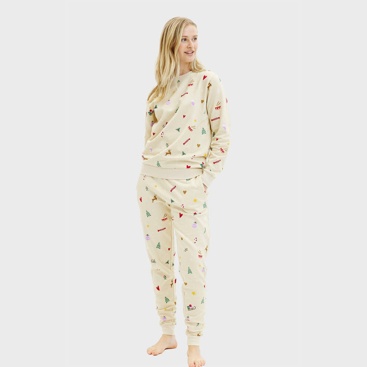 Luvik | Julegenser-sett Beige - Kvinner
