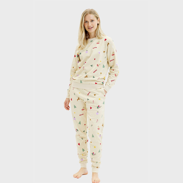 Luvik | Julegenser-sett Beige - Kvinner