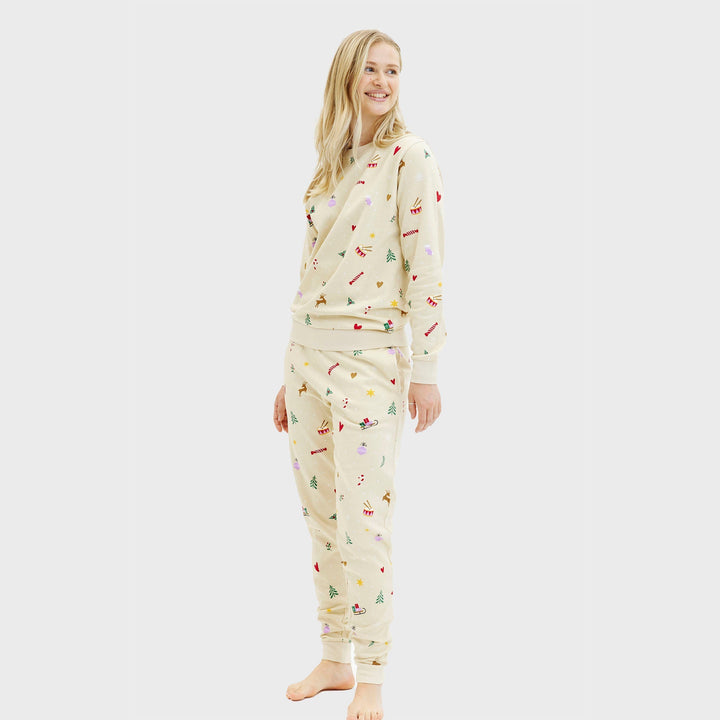 Luvik | Julegenser-sett Beige - Kvinner