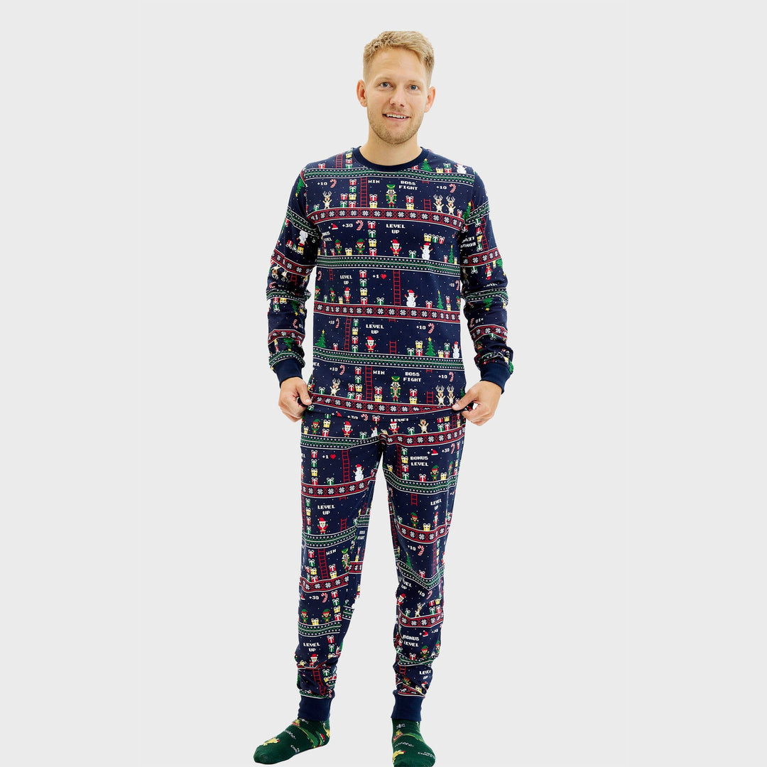 Luvik | Vintage Gamer julepyjamas - herre