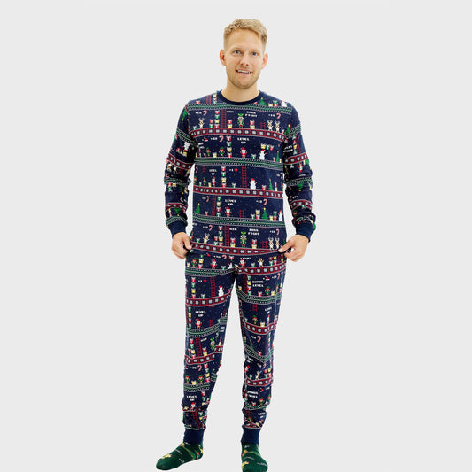 Luvik | Vintage Gamer joulupyjama - miesten