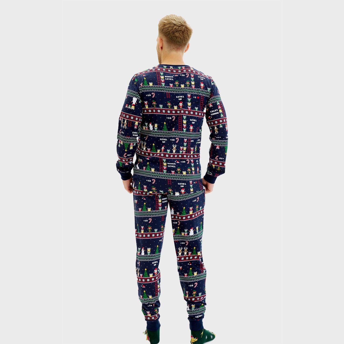 Luvik | Vintage Gamer joulupyjama - miesten