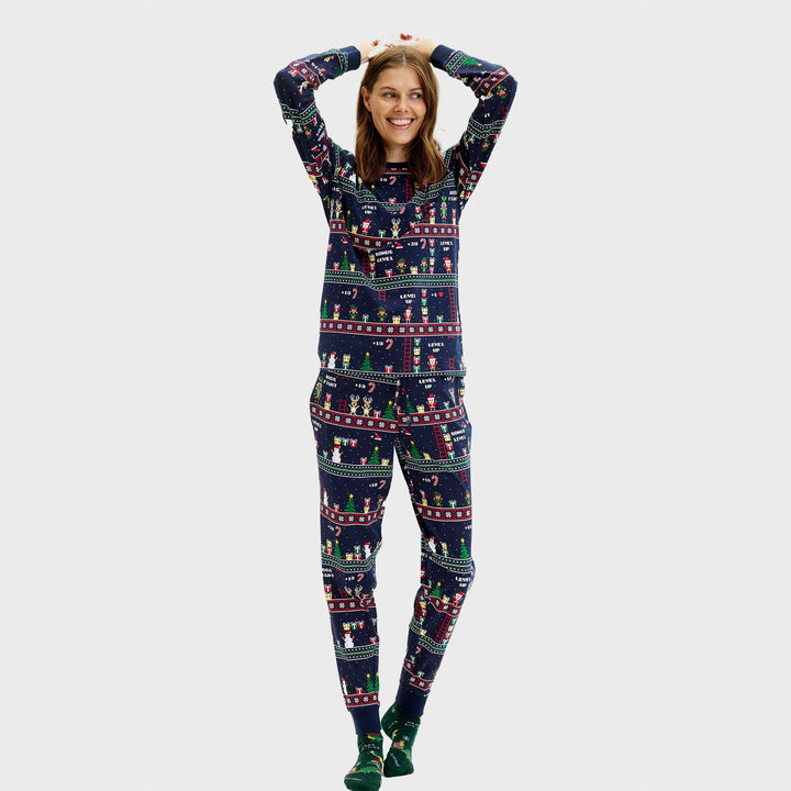 Luvik | Vintage Gamer Julepyjamas - Damer