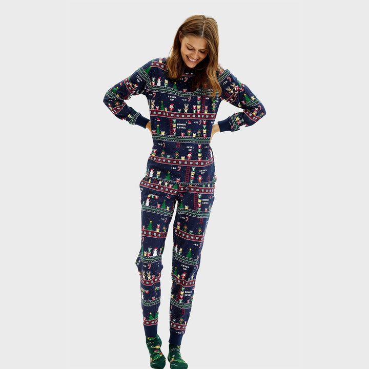 Luvik | Vintage Gamer Julepyjamas - Damer