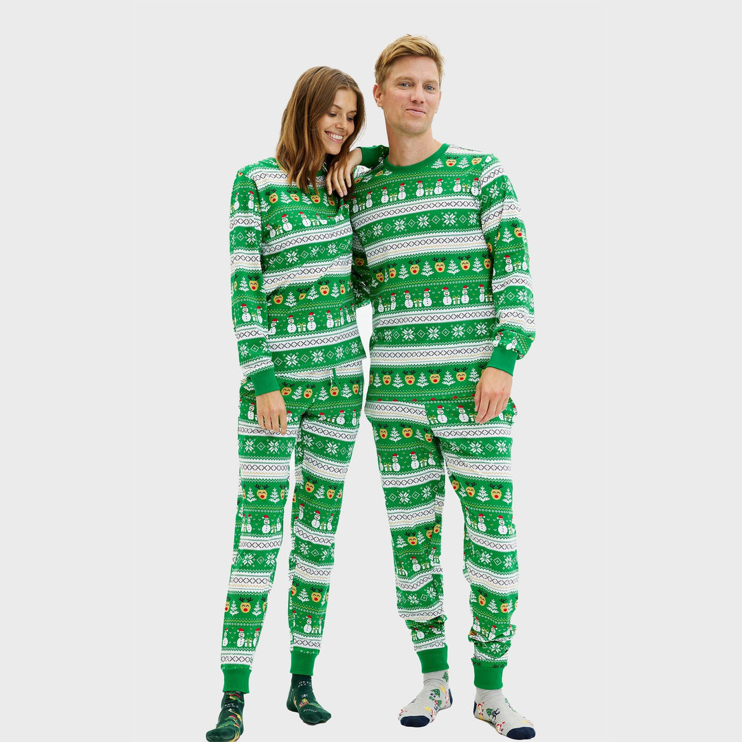 Luvik | Ultimat jul pyjamas grønn - Damer