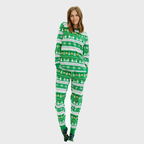 Luvik | Ultimat jul pyjamas grønn - Damer