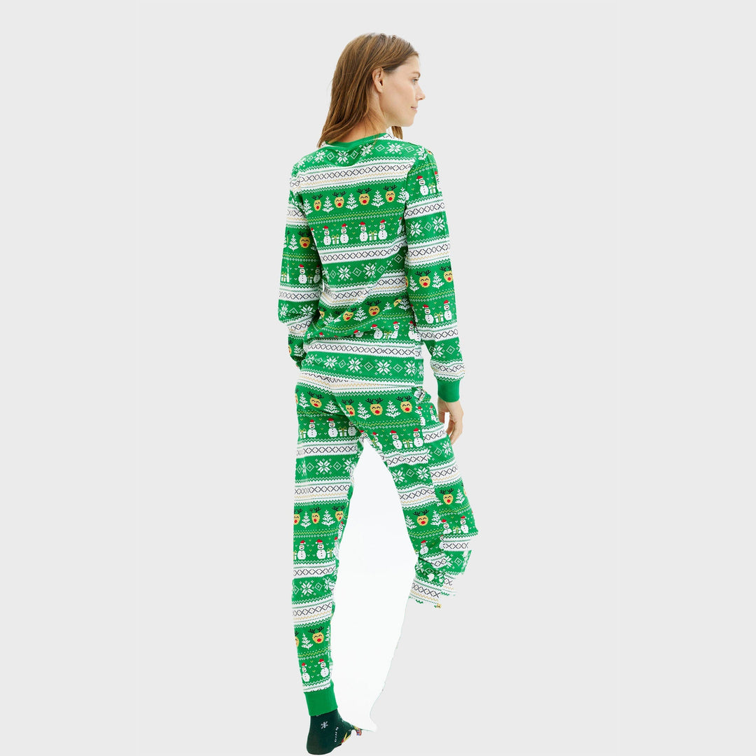 Luvik | Ultimat jul pyjamas grønn - Damer