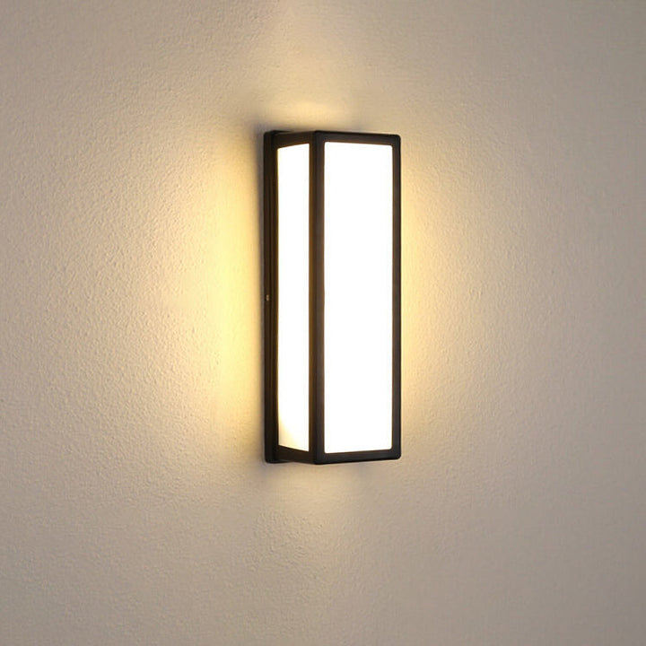 Moderne Kreativ Geometri Aluminium Utendørs Vanntett LED Vegglykt Lampe | Luvikno