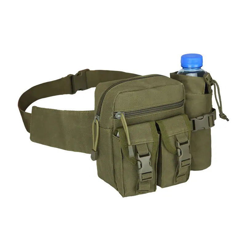 Luvikno | WanderHipBag | Vannavstøtende og lett | Med flaskeholder | Justerbar opp til 118 cm