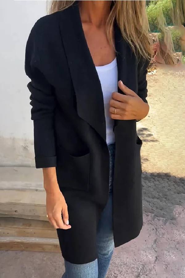 Luvik | halvlang cardigan-jakke