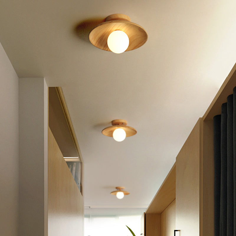 Luvikno | TimberGlow Taklampe – Tre Moderne Hallbelysning