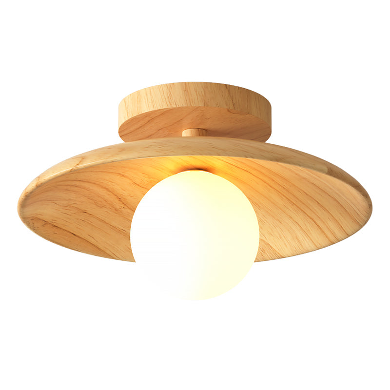 Luvikno | TimberGlow Taklampe – Tre Moderne Hallbelysning