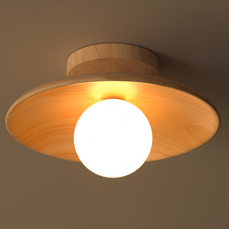 Luvikno | TimberGlow Taklampe – Tre Moderne Hallbelysning