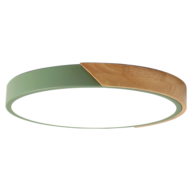 Moderne LED Taklampe for Soverom - Energisparende Akryl og Metall Innfelt Lys, Ulike Farger | Luvikno