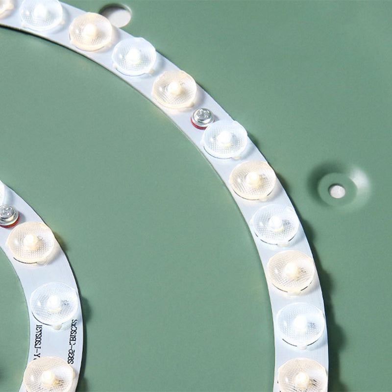 Moderne LED Taklampe for Soverom - Energisparende Akryl og Metall Innfelt Lys, Ulike Farger | Luvikno