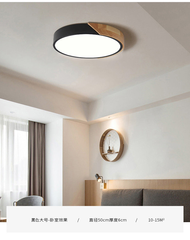 Moderne LED Taklampe for Soverom - Energisparende Akryl og Metall Innfelt Lys, Ulike Farger | Luvikno
