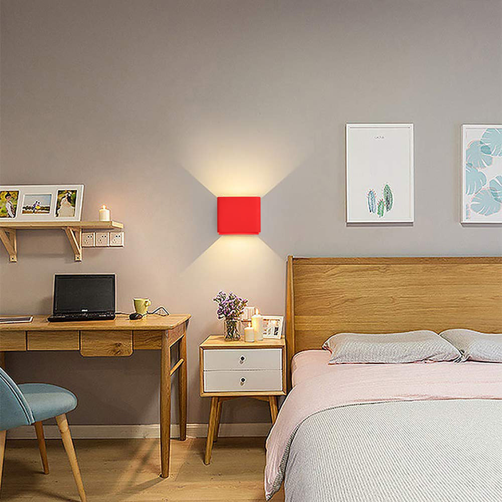 Imogen Moderne Firkantet Vegglampe | Luvikno