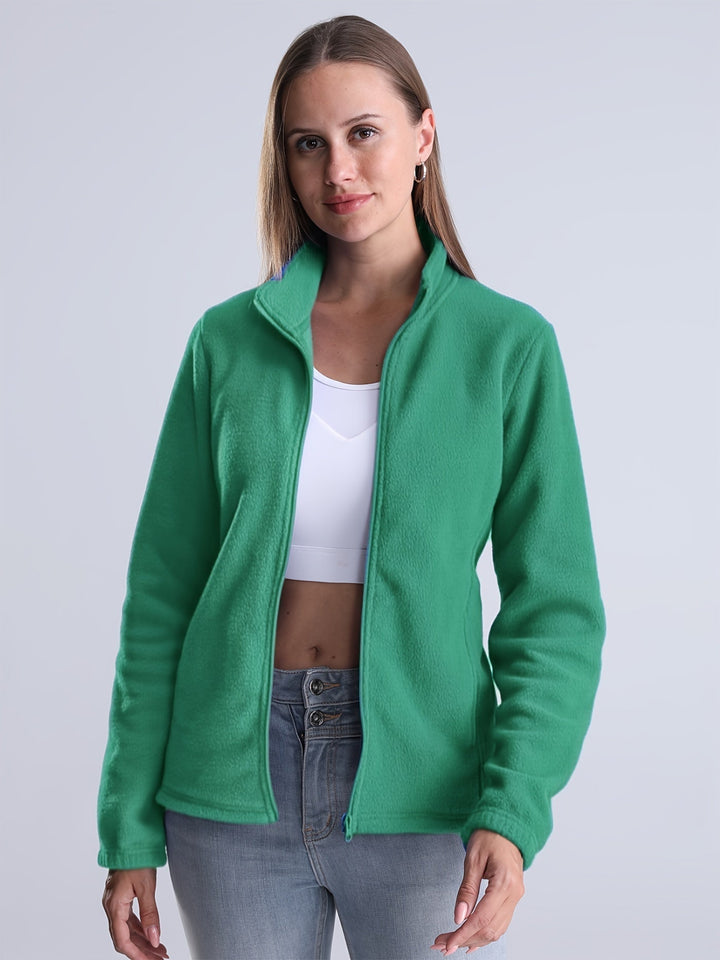 Luvik | Kombinasjon fleece-jakke med glidelås og lommer