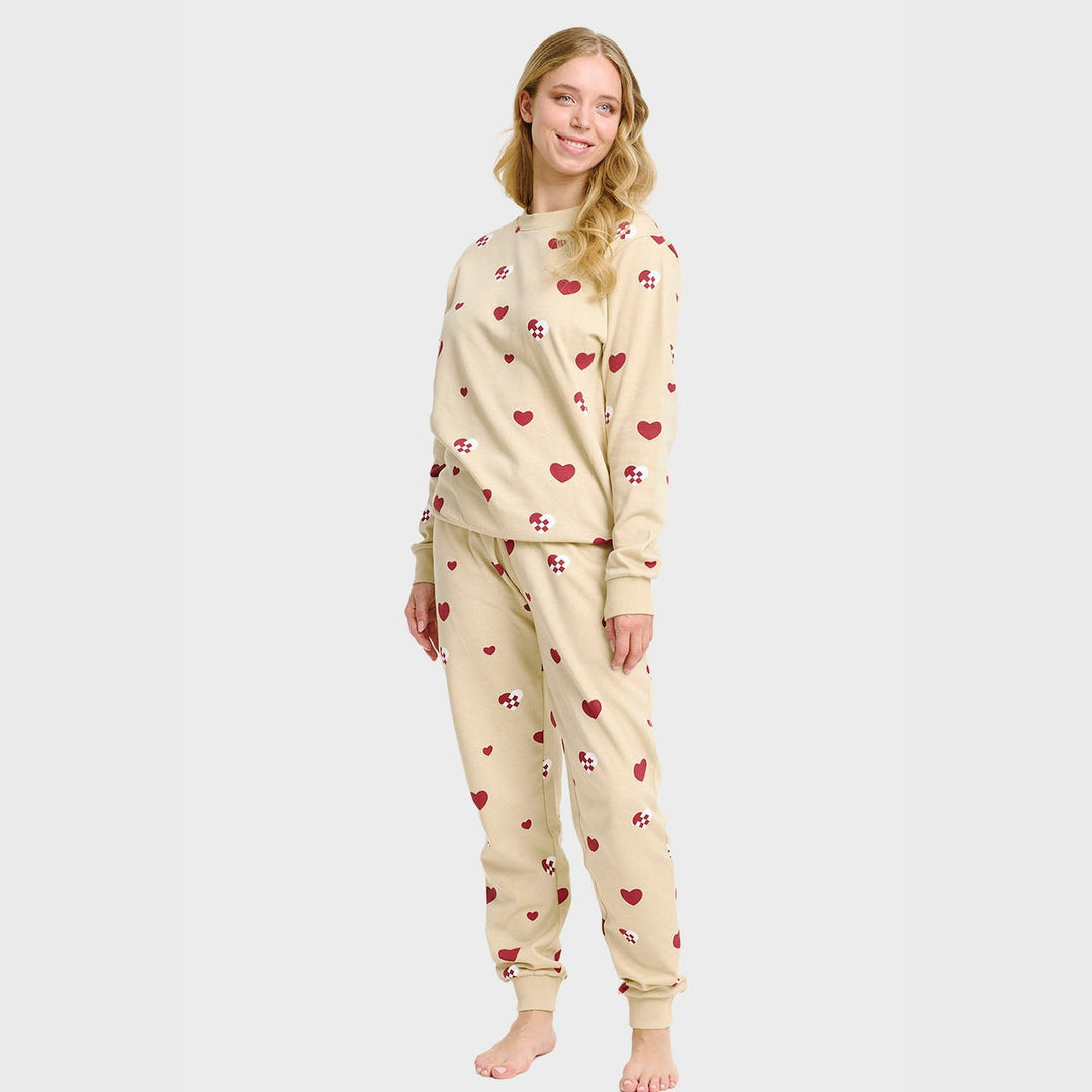 Luvik | Julehjerte Sweatset - Kvinner