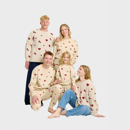 Luvik | Joulusydän Sweatset - Miehet