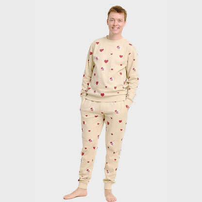 Luvik | Joulusydän Sweatset - Miehet