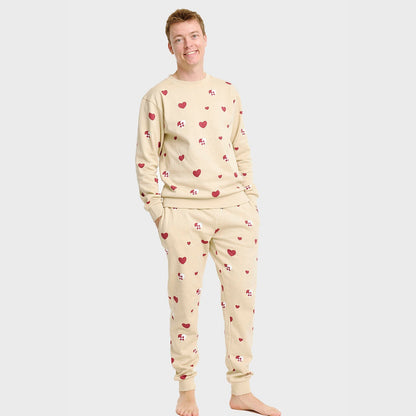 Luvik | Joulusydän Sweatset - Miehet