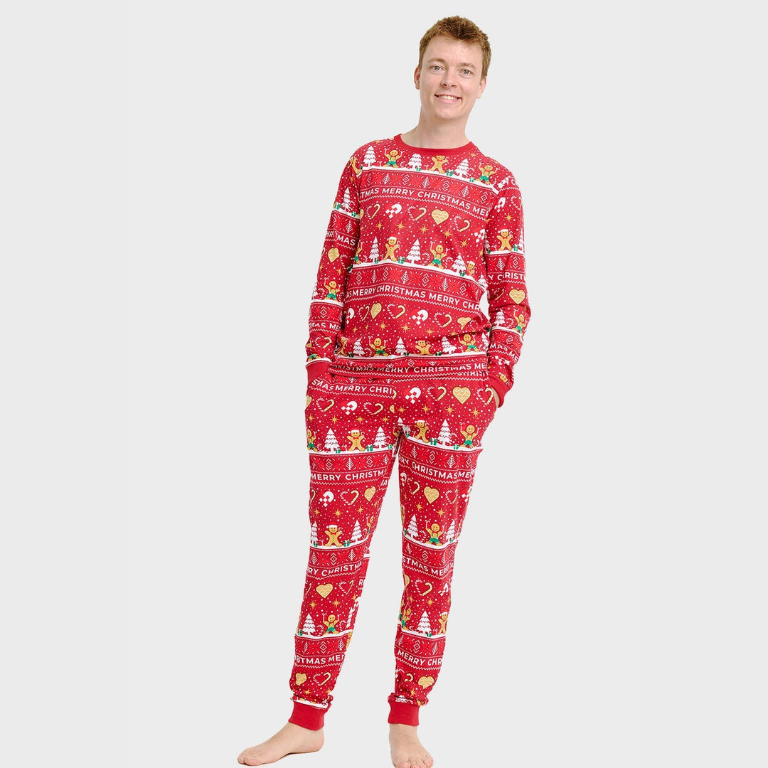 Luvik | Julekjeks julepyjamas rød - Menn