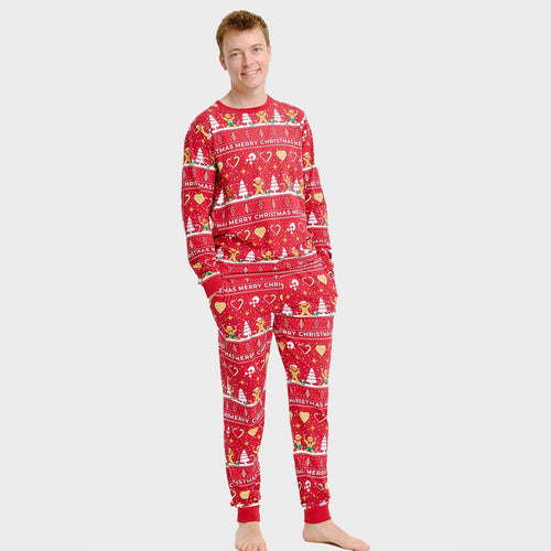 Luvik | Julekjeks julepyjamas rød - Menn