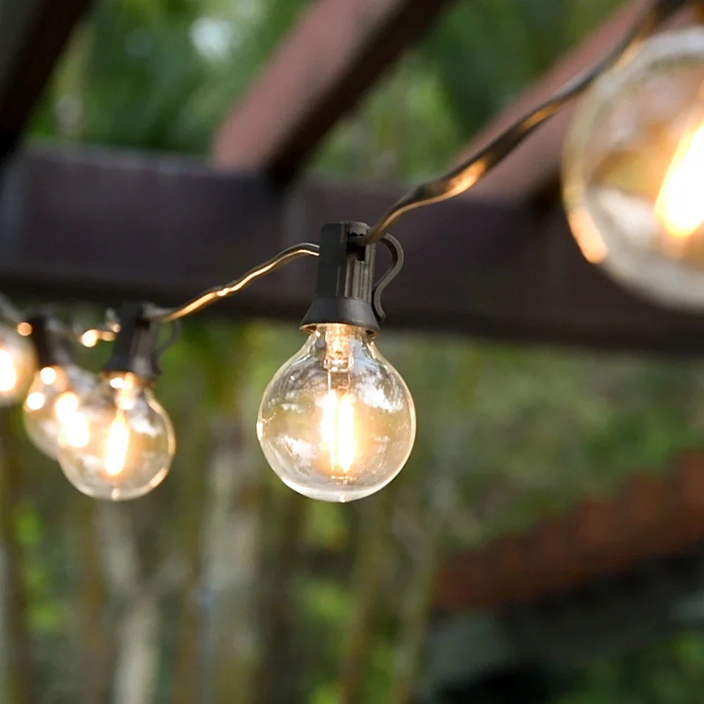 LED Ball String Lights Luvikno