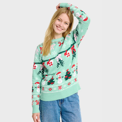 Luvik | Sidottu joulupaita - Naisten