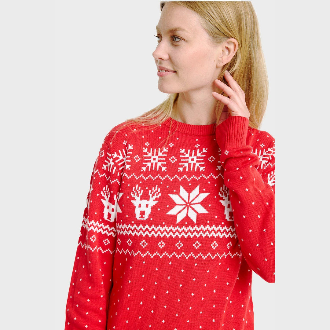 Luvik | Skandinavisk juleskjorte - Til kvinner