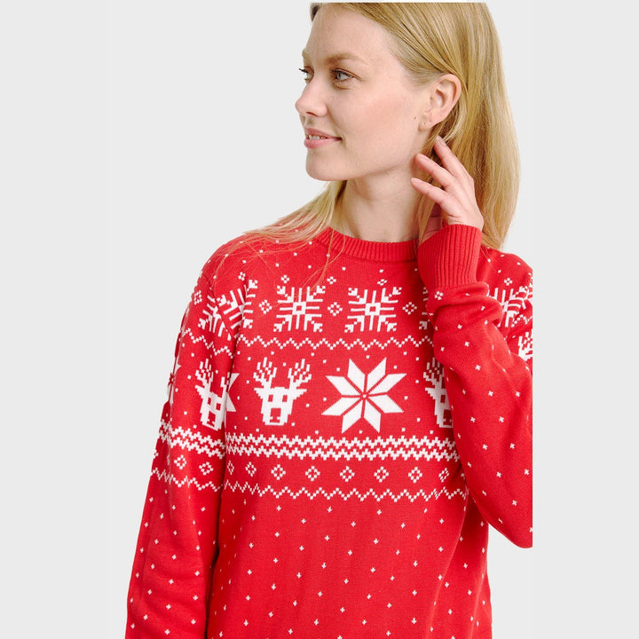 Luvik | Skandinavisk juleskjorte - Til kvinner