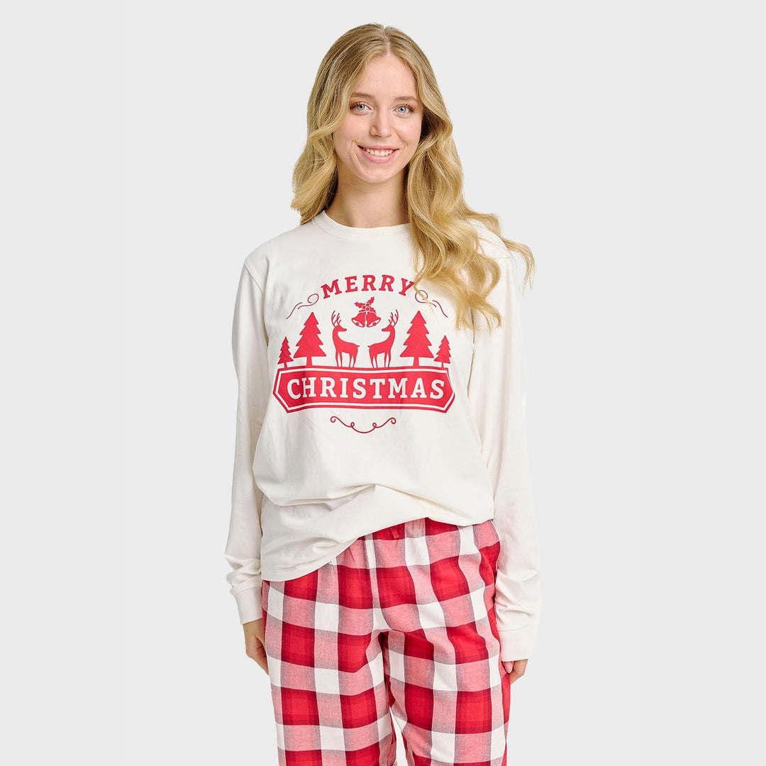 Luvik | Glad julepyjamas-skjorte - Damer