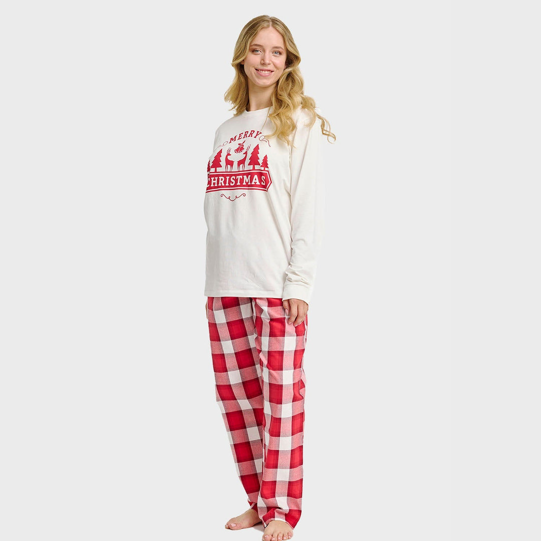 Luvik | Glad julepyjamas-skjorte - Damer