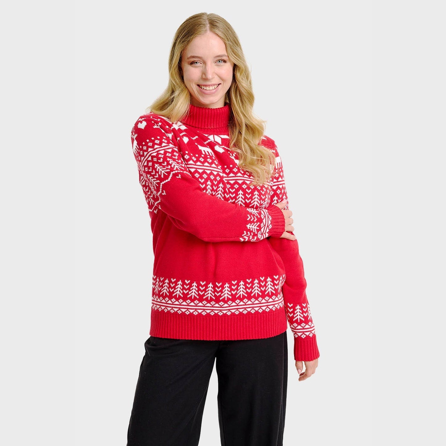 Luvik | Grönlannin joulupollarisydänneule - Naiset