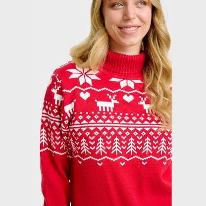 Luvik | Grönlannin joulupollarisydänneule - Naiset