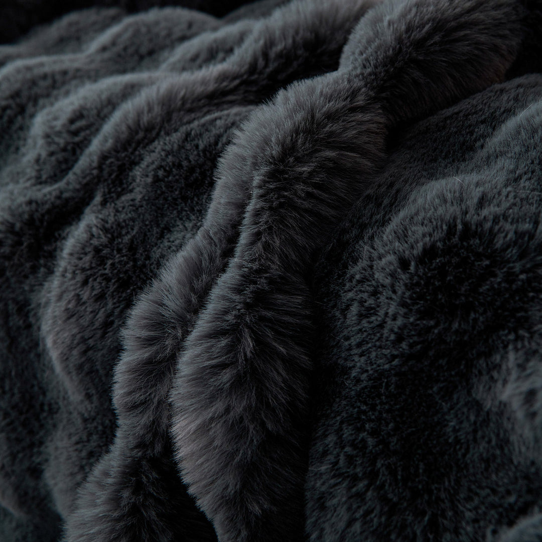 Luksus Ripple Faux Fur Sofa Deksel - Moderne, Stilig & Holdbar Sofa Beskyttelse | Luvikno