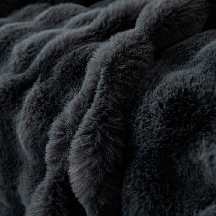 Luksus Ripple Faux Fur Sofa Deksel - Moderne, Stilig & Holdbar Sofa Beskyttelse | Luvikno