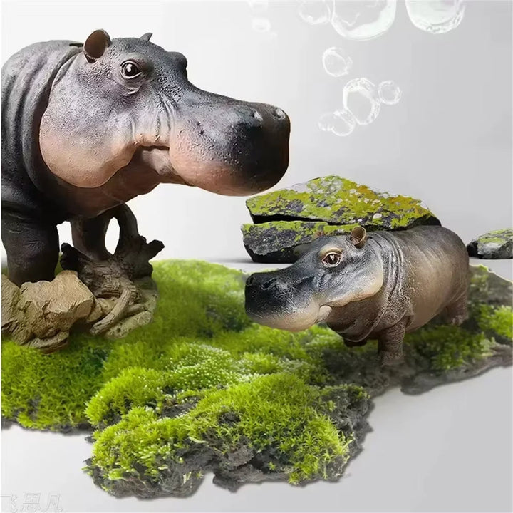 Mini Hippo Dekorativ Fiskebowl LuftboLuviknoer | Luvikno